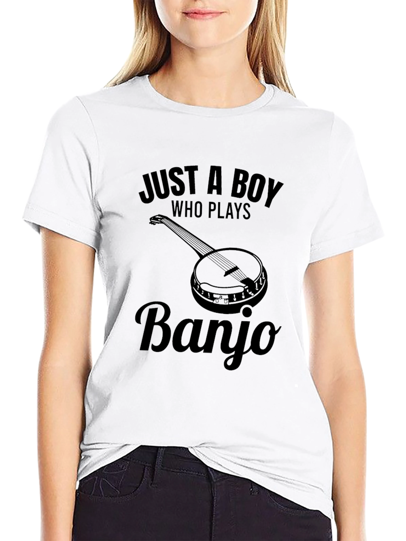 Just A Boy Who Plays Banjo T-Shirt