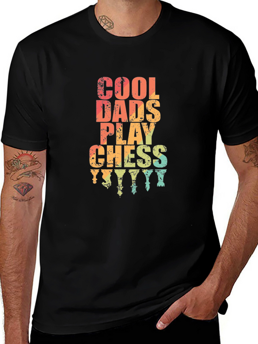 Cool Dads Play Chess Graphic Tee
