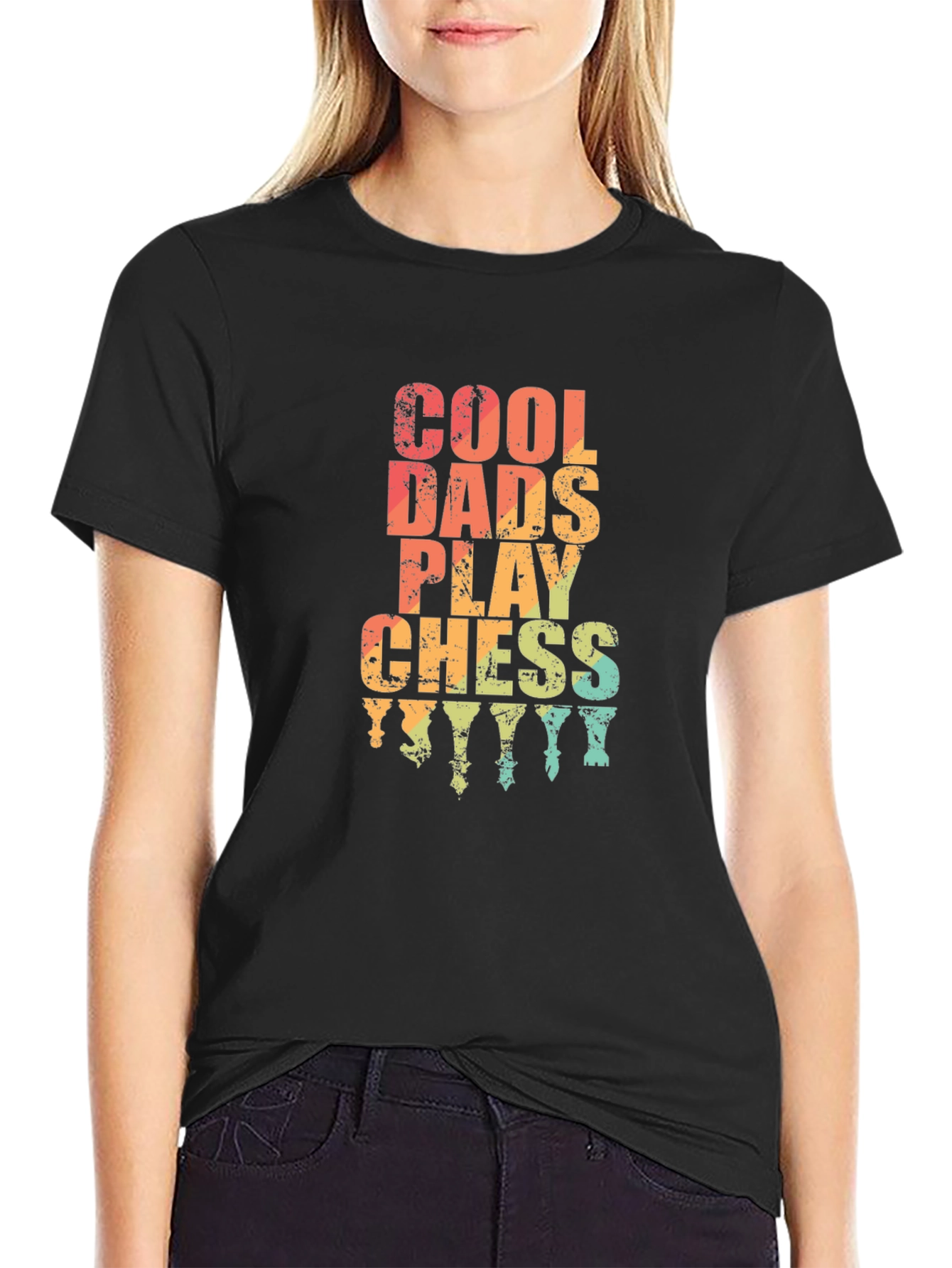 Cool Dads Play Chess Graphic Tee
