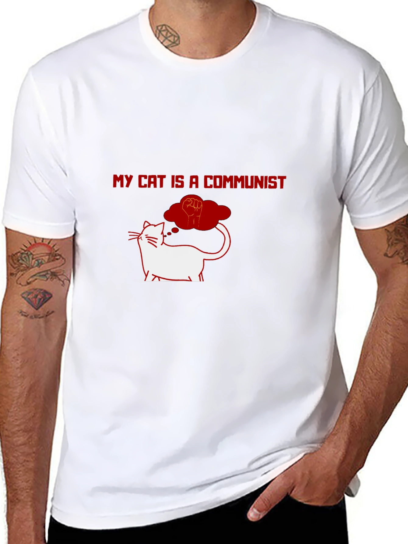 My Cat is a Communist T-Shirt