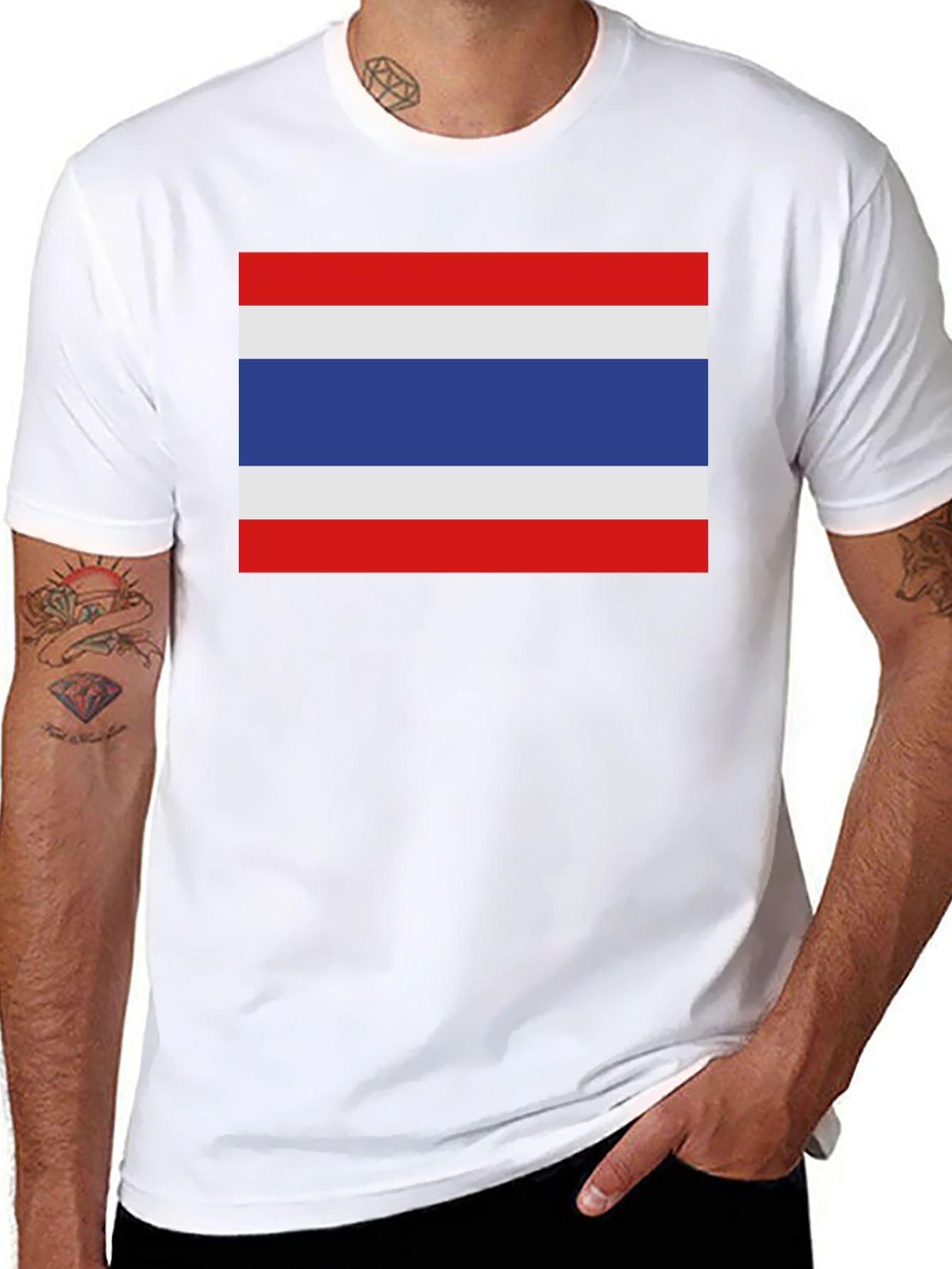Thailand Flag Graphic T-Shirt