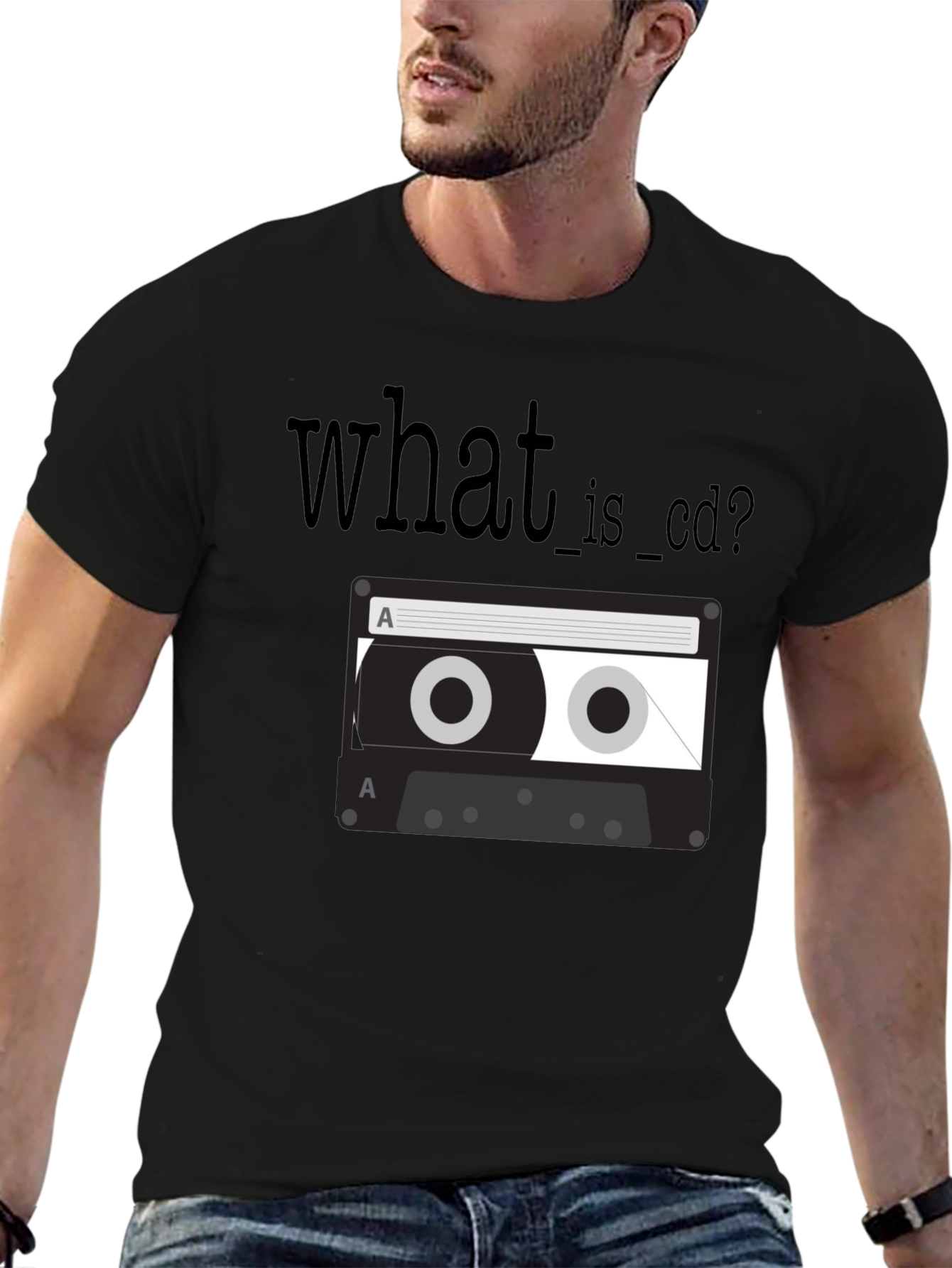 Retro Cassette Tape T-Shirt - What is CD?