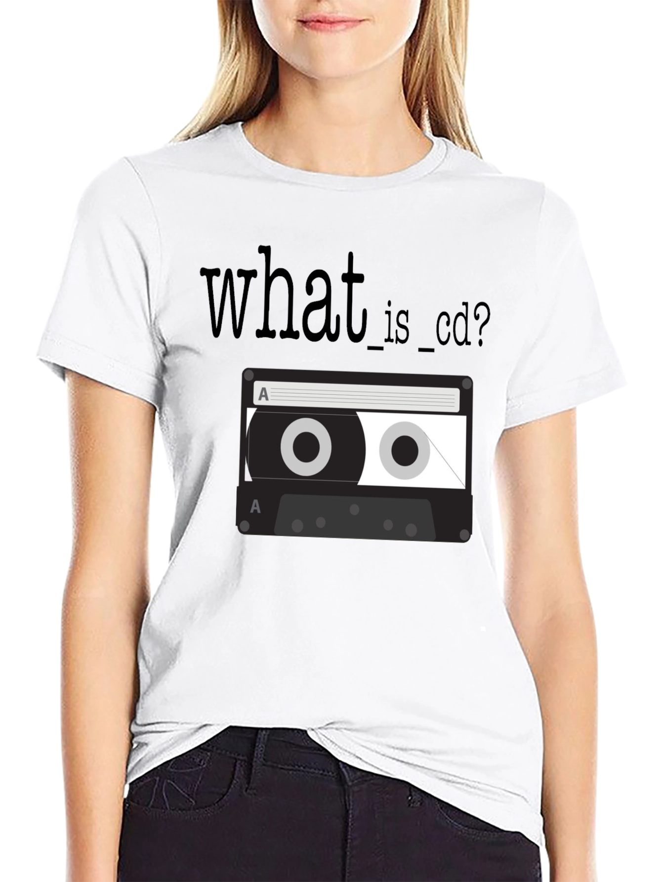 Retro Cassette Tape T-Shirt - What is CD?