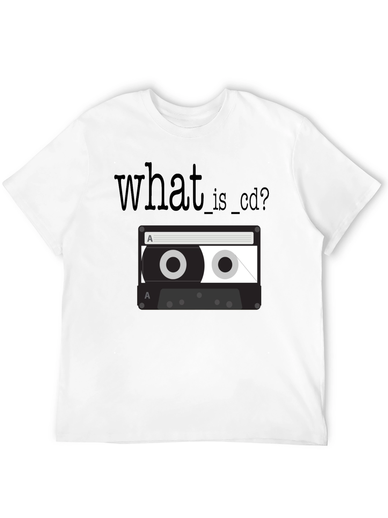 Retro Cassette Tape T-Shirt - What is CD?