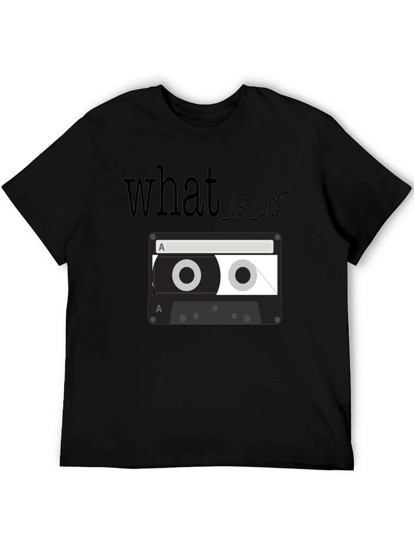 Retro Cassette Tape T-Shirt - What is CD?