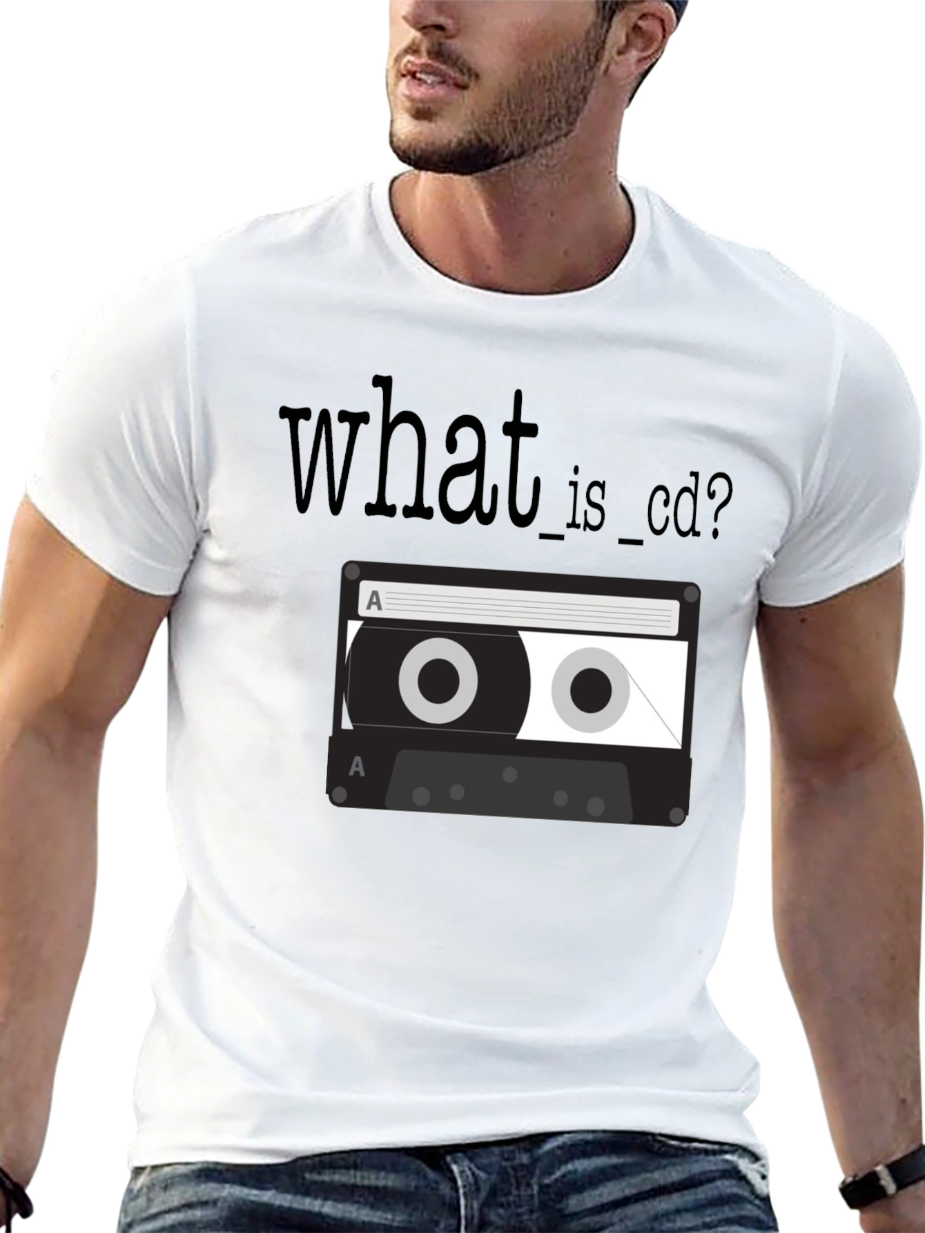 Retro Cassette Tape T-Shirt - What is CD?