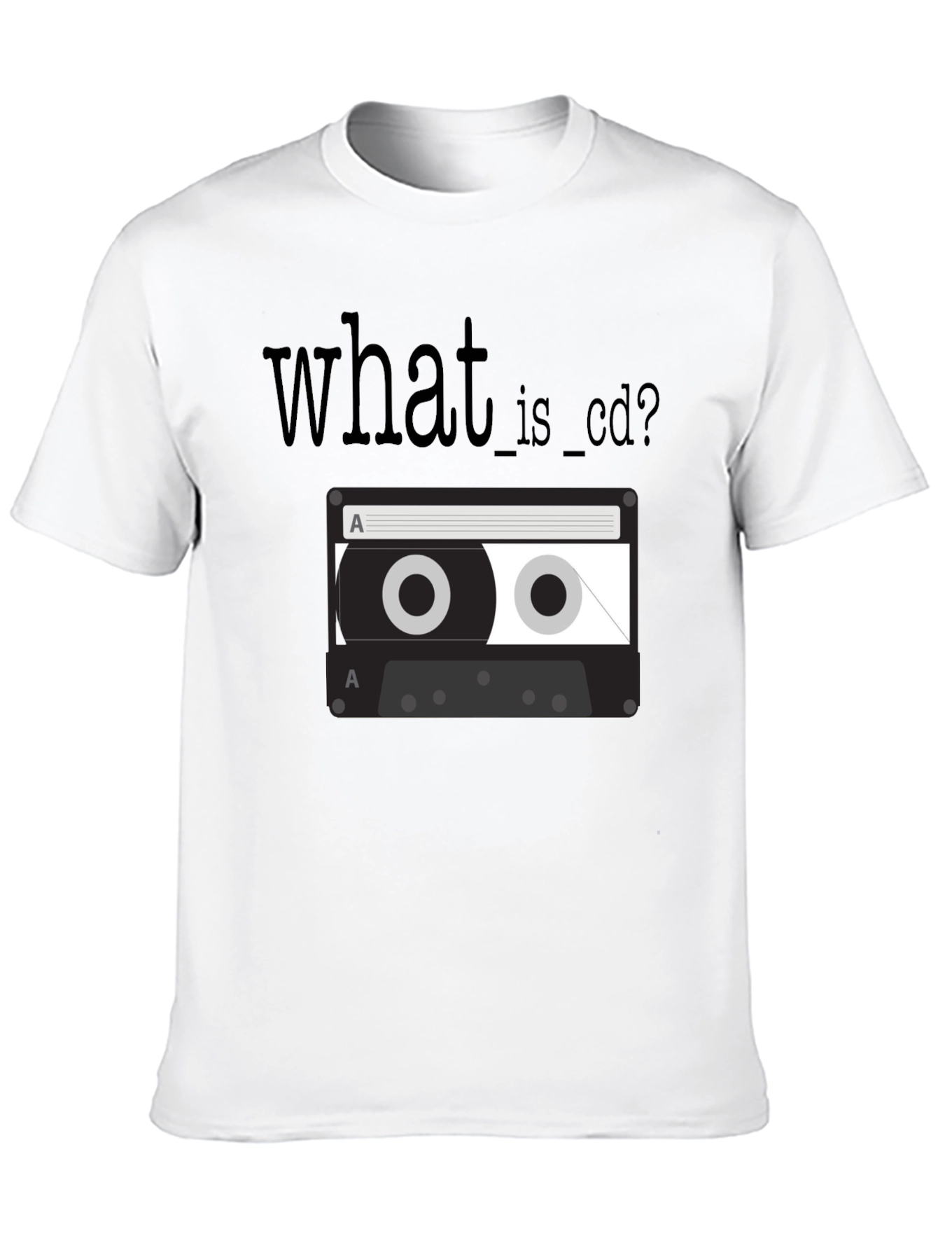 Retro Cassette Tape T-Shirt - What is CD?