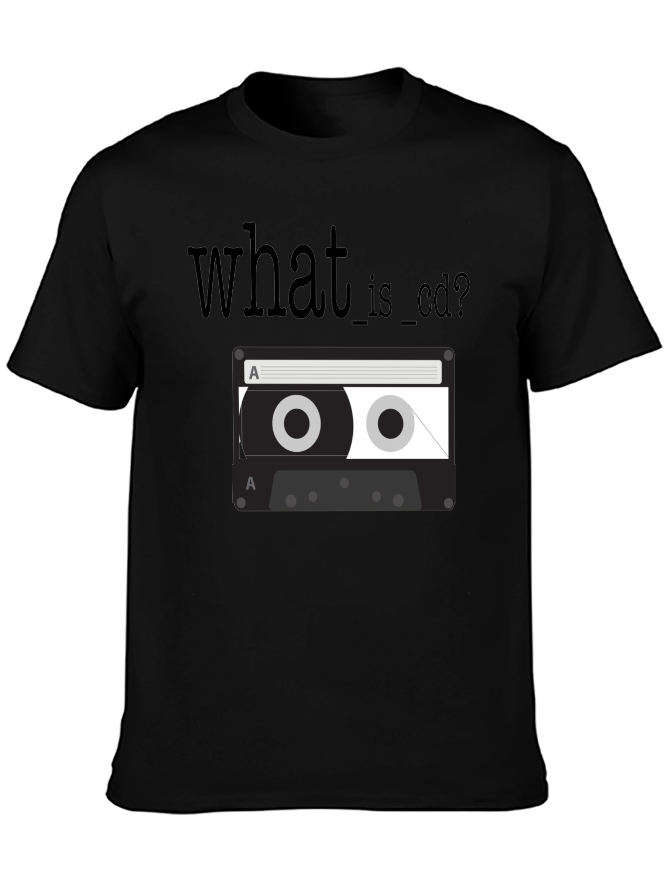Retro Cassette Tape T-Shirt - What is CD?