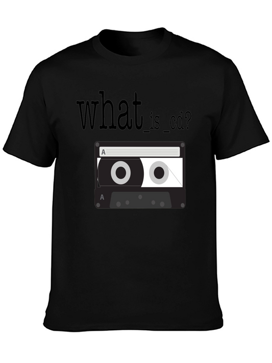 Retro Cassette Tape T-Shirt - What is CD?