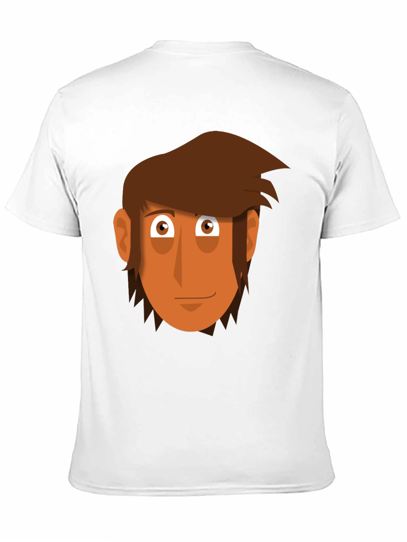 Cartoon Face Graphic Tee - Mens Black T-Shirt