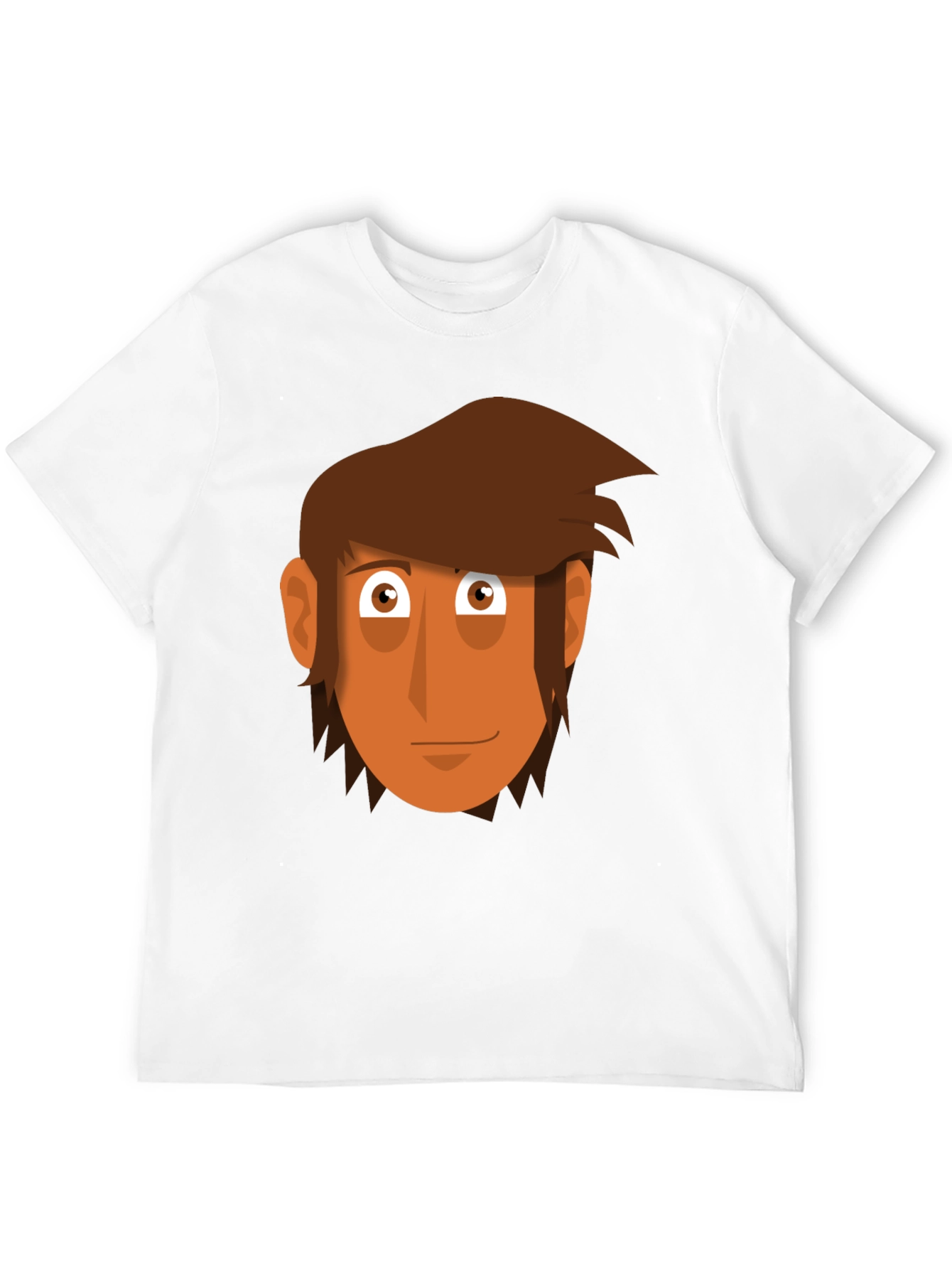 Cartoon Face Graphic Tee - Mens Black T-Shirt