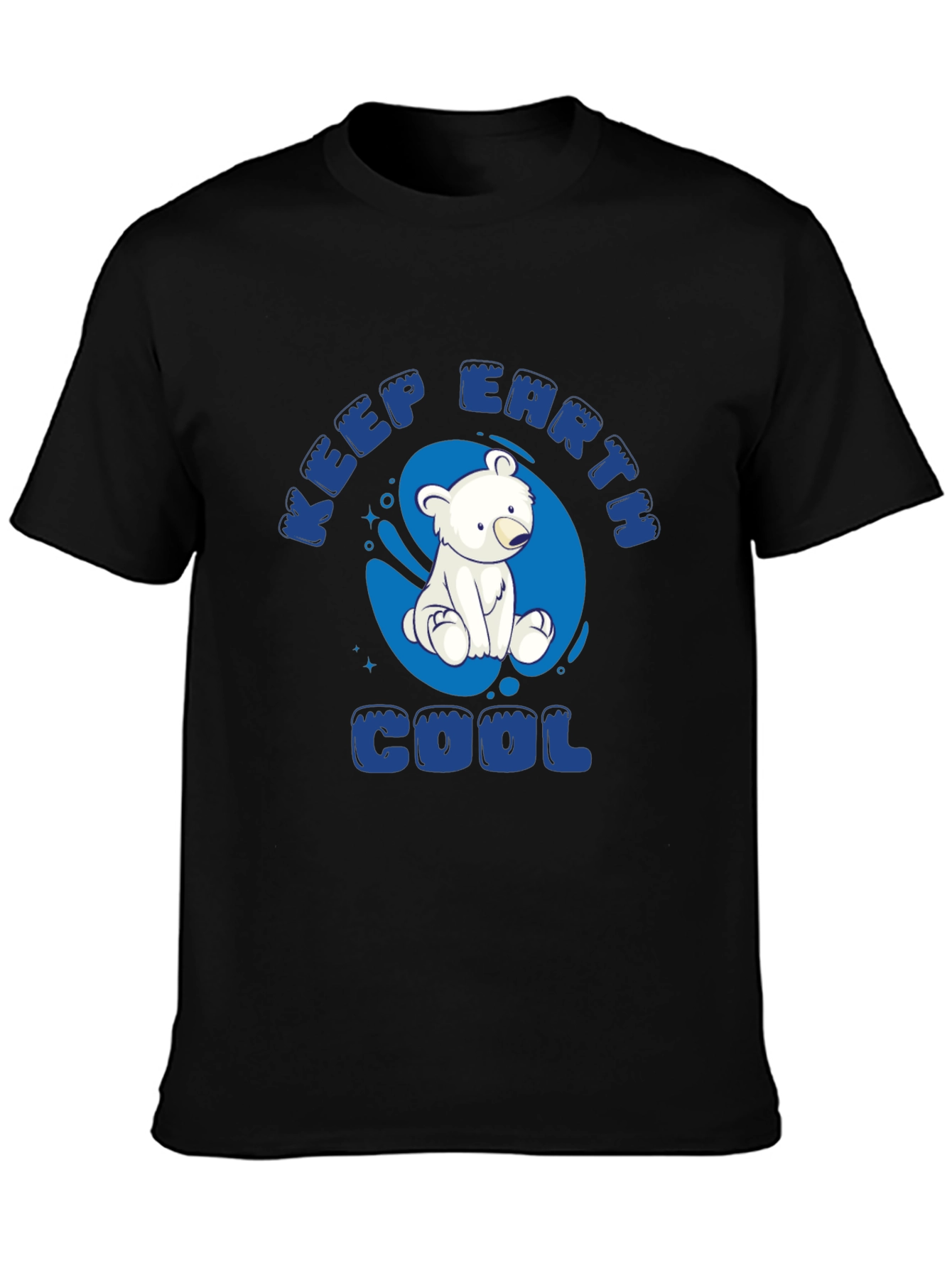 Keep Earth Cool T-Shirt - Polar Bear Design