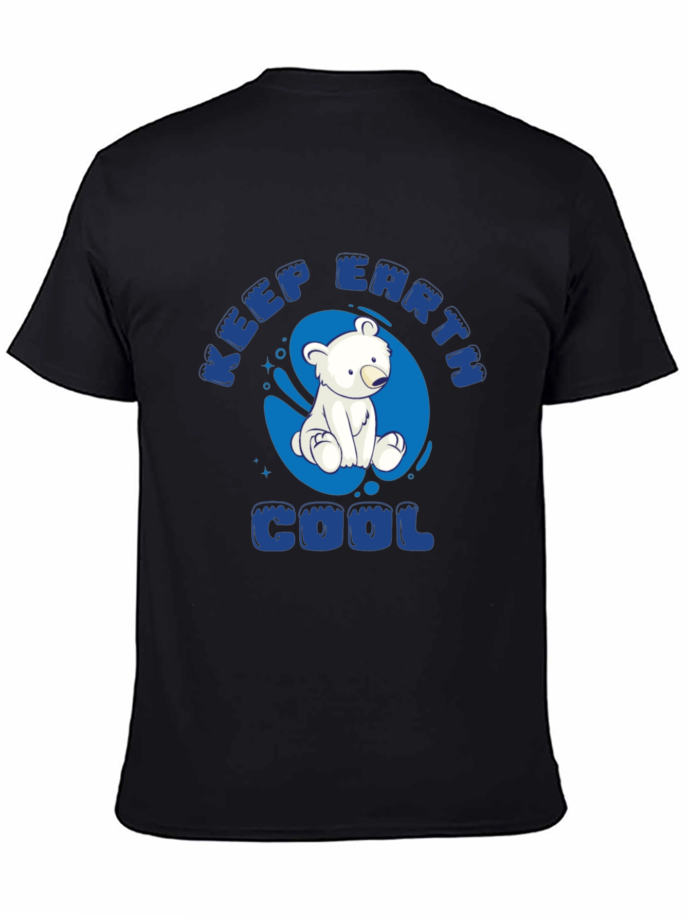 Keep Earth Cool T-Shirt - Polar Bear Design