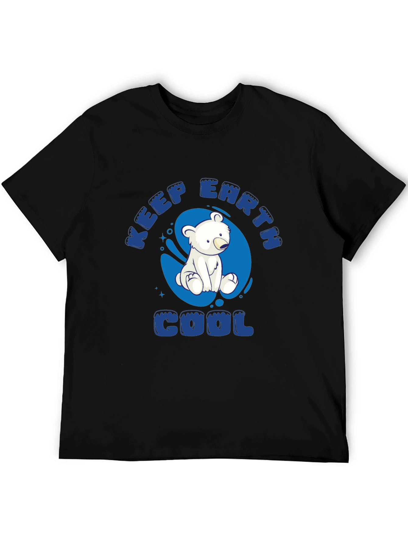 Keep Earth Cool T-Shirt - Polar Bear Design
