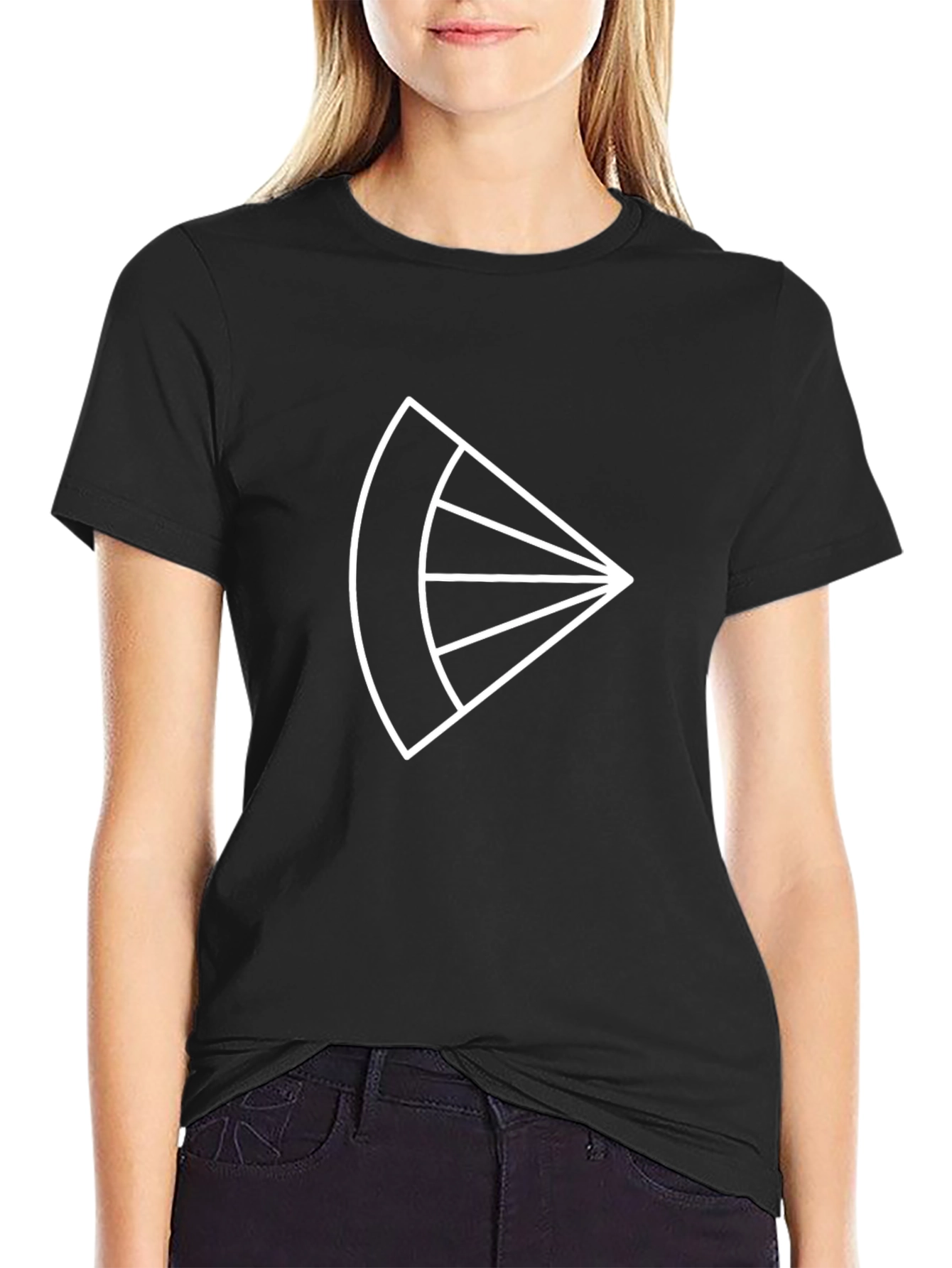Geometric Slice Graphic Tee