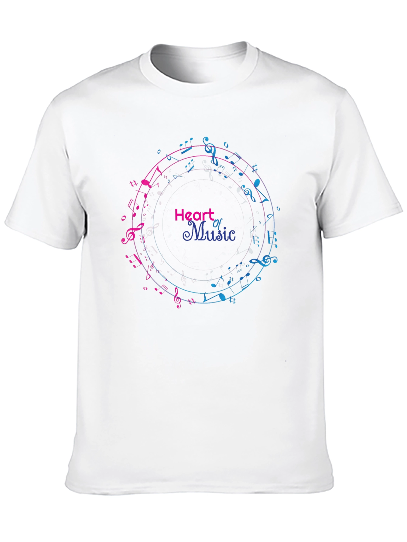 Heart of Music Graphic Tee - Black