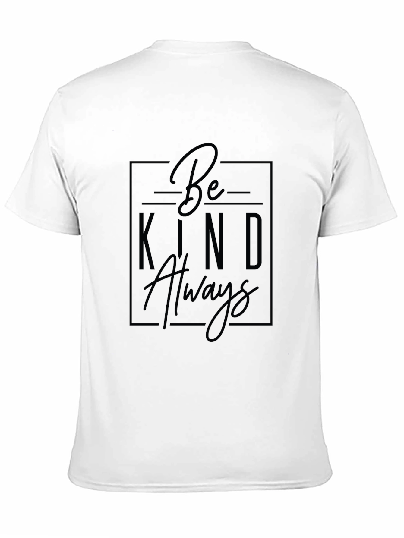 Be Kind Always Graphic Tee - Black T-Shirt