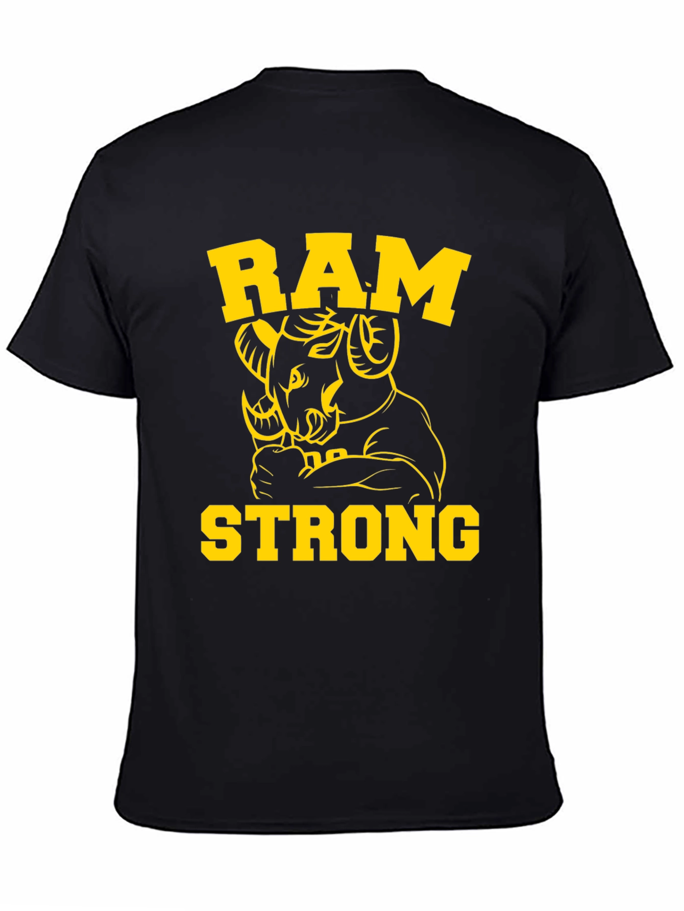 Ram Strong Graphic Tee - Black