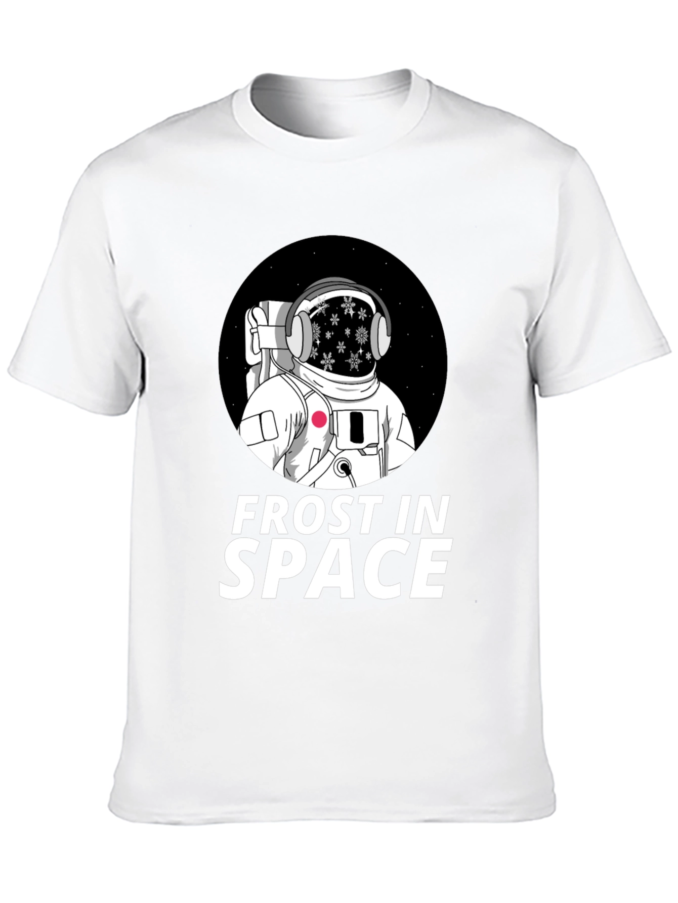 Frost in Space Black T-Shirt