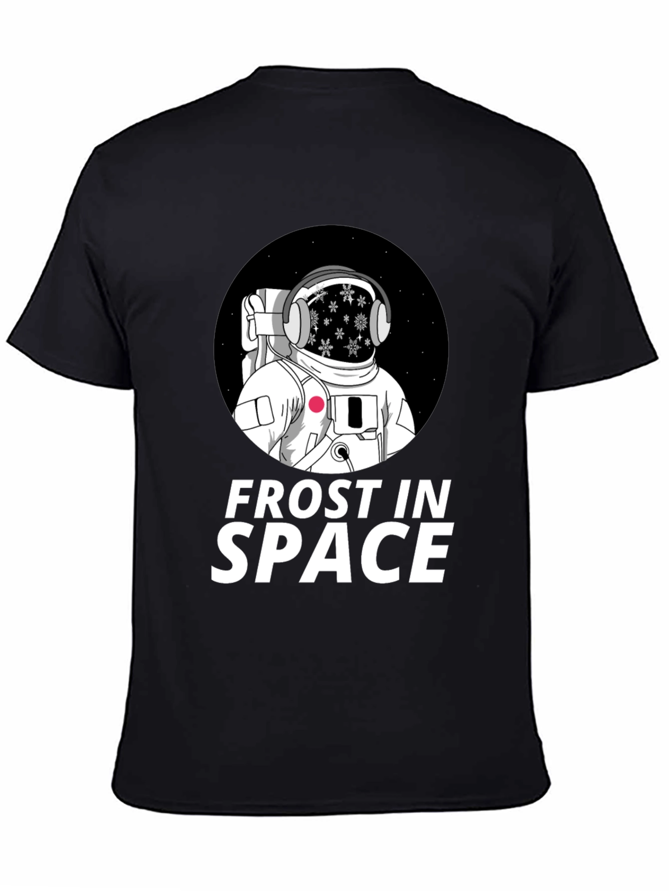Frost in Space Black T-Shirt