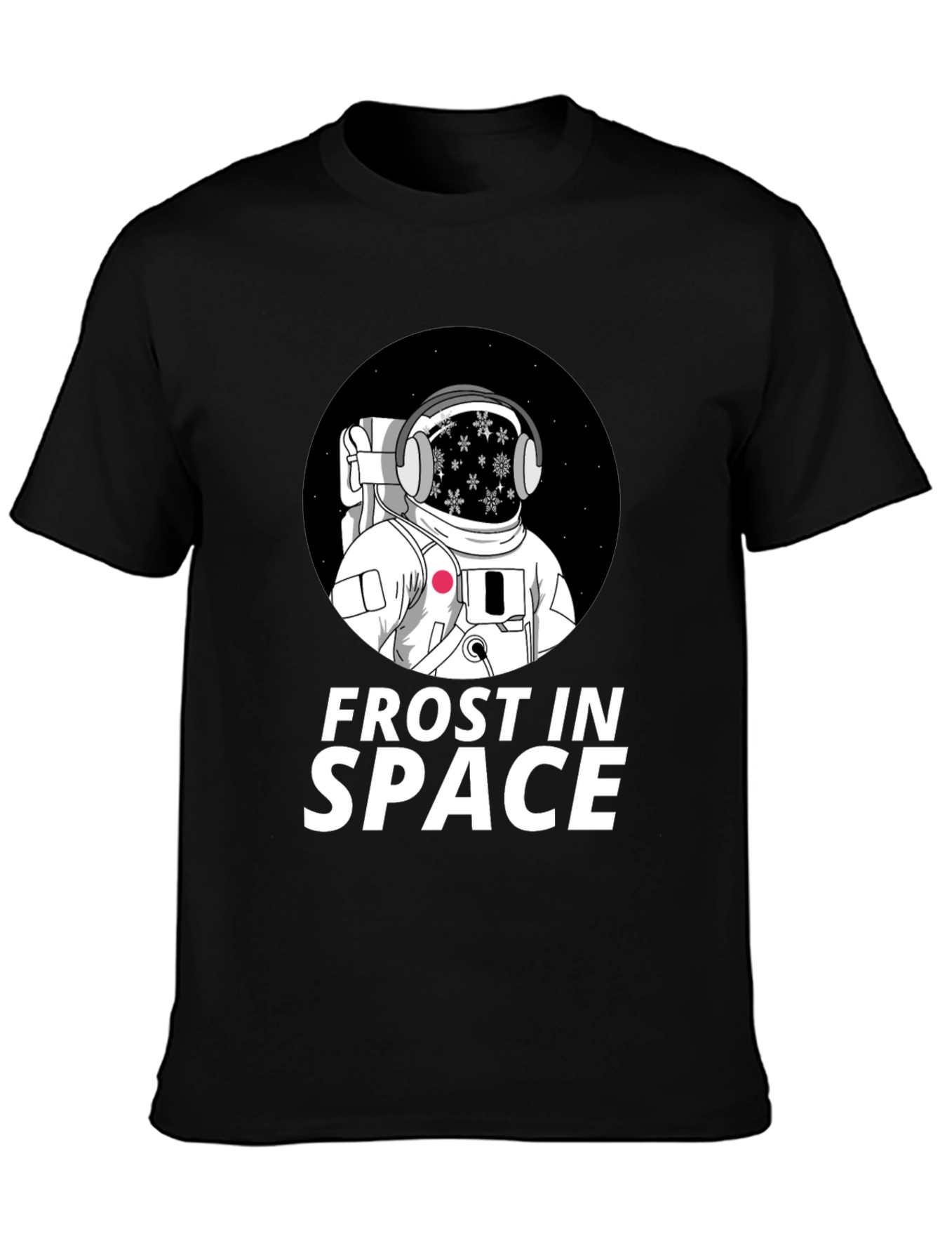 Frost in Space Black T-Shirt
