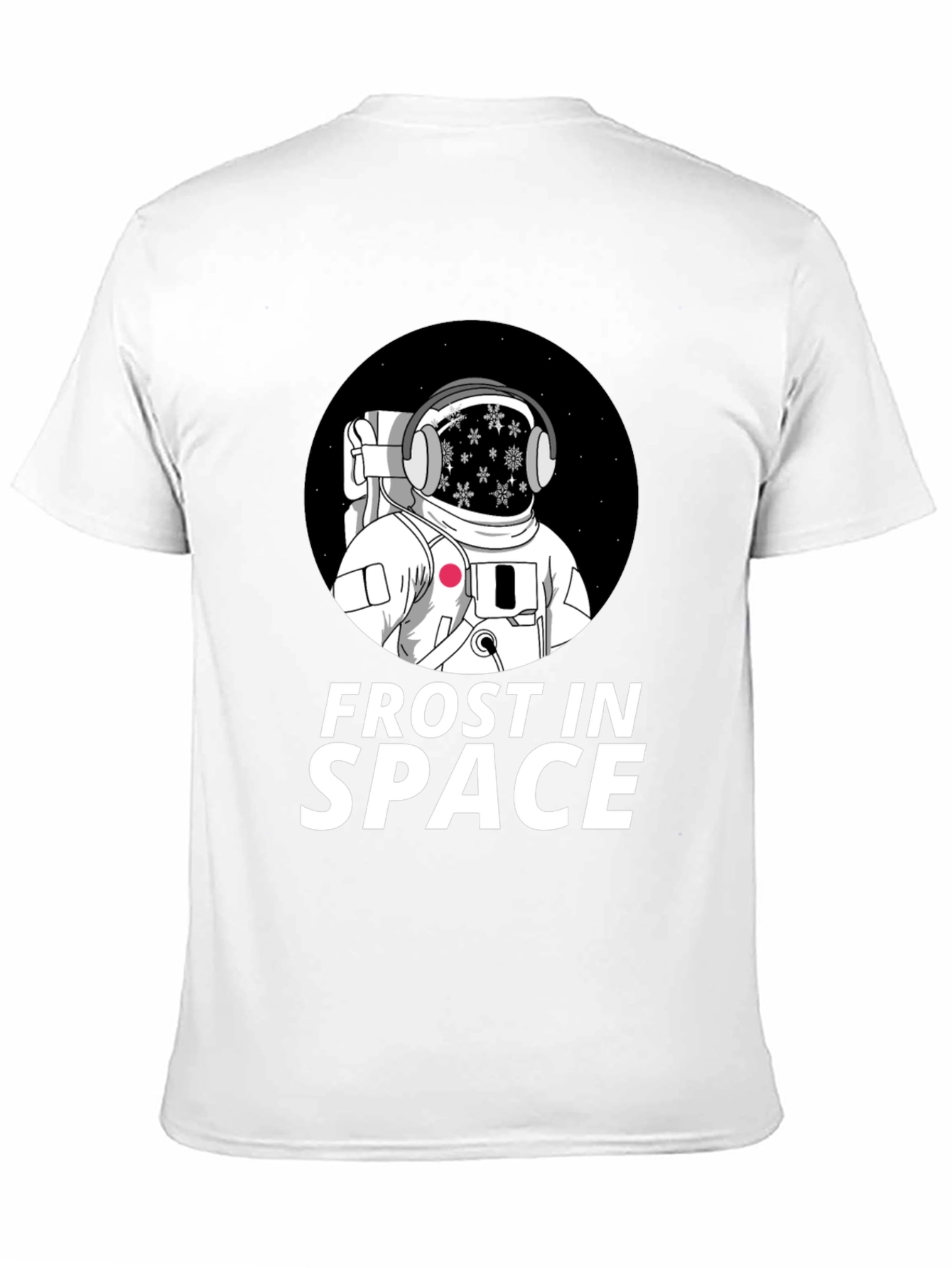 Frost in Space Black T-Shirt