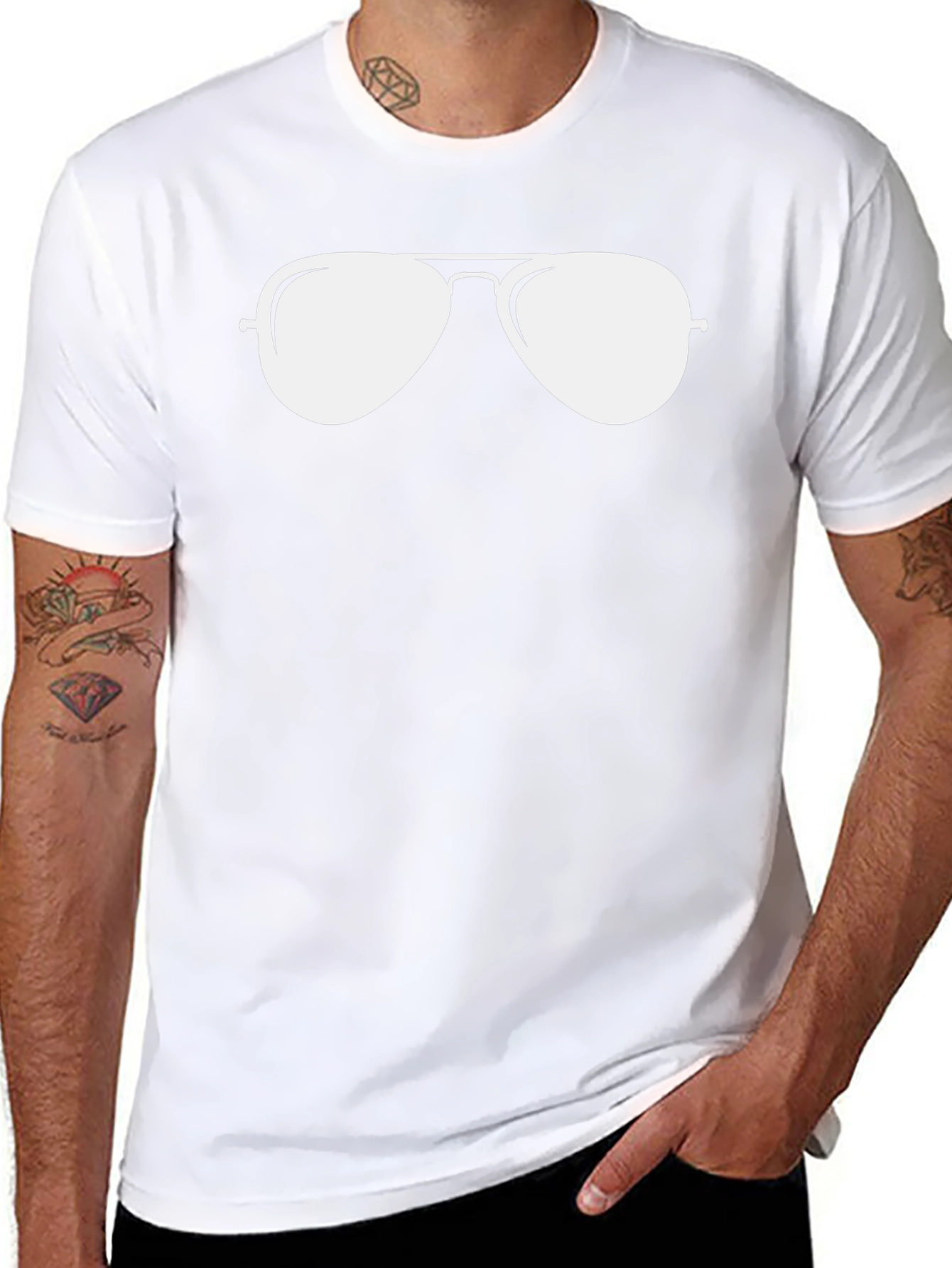 Cool Aviator Sunglasses Graphic T-Shirt