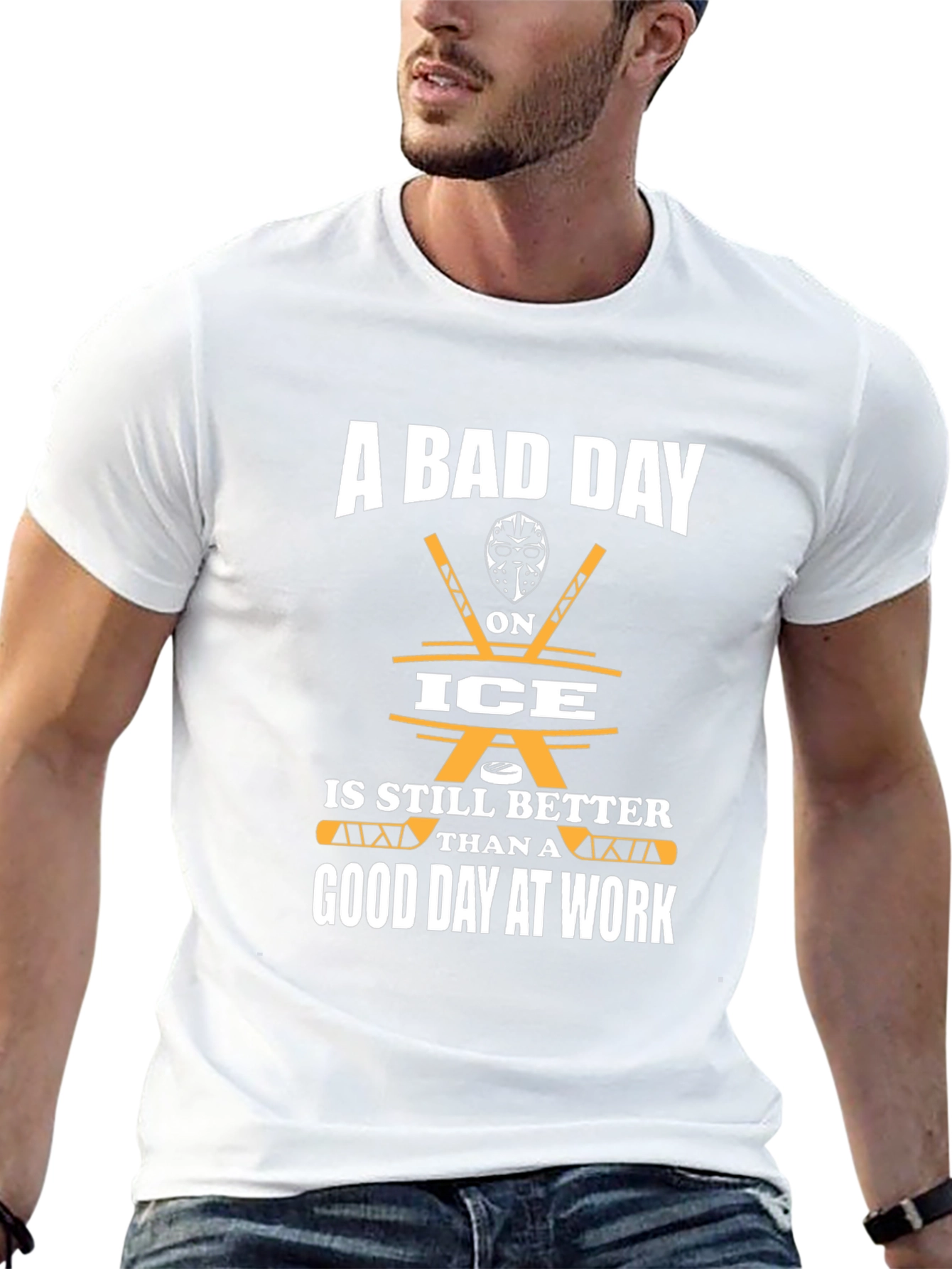 A Bad Day On Ice Graphic T-Shirt