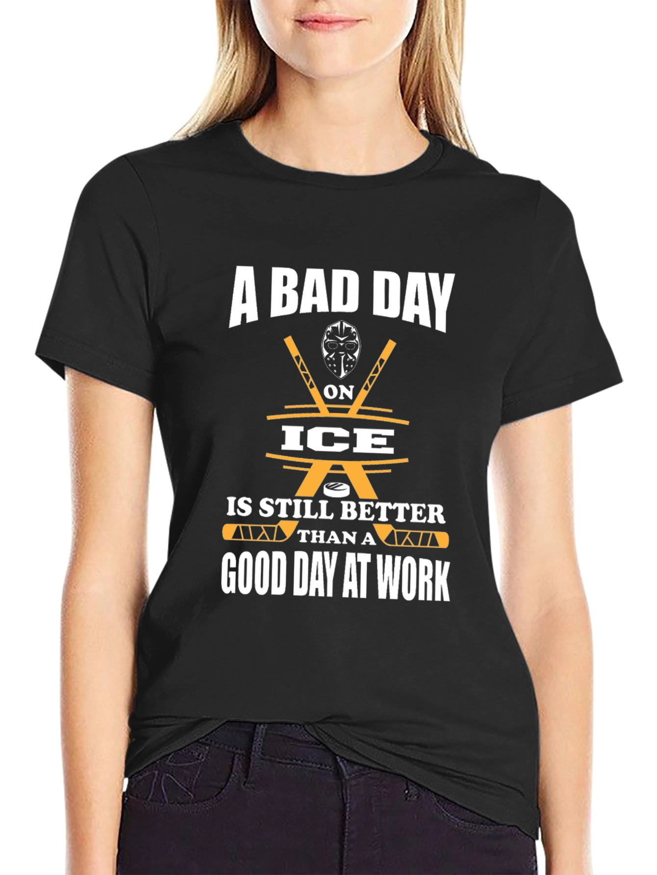 A Bad Day On Ice Graphic T-Shirt