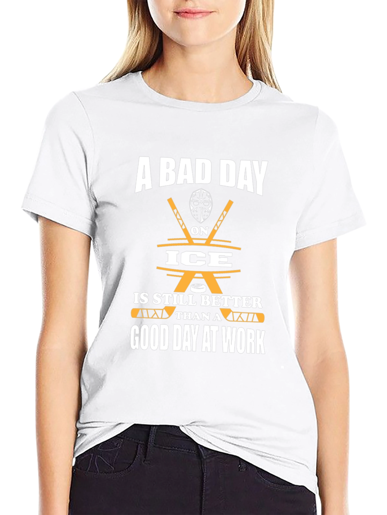 A Bad Day On Ice Graphic T-Shirt