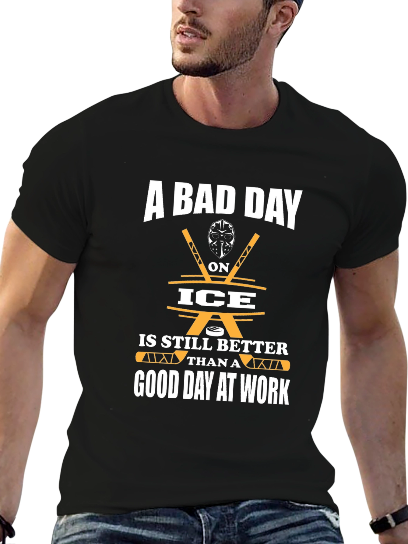 A Bad Day On Ice Graphic T-Shirt