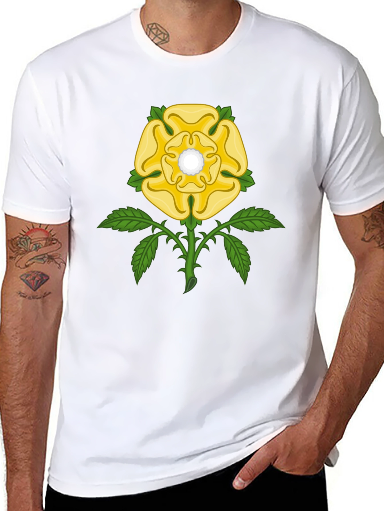 York Rose T-Shirt - England Symbol Tee