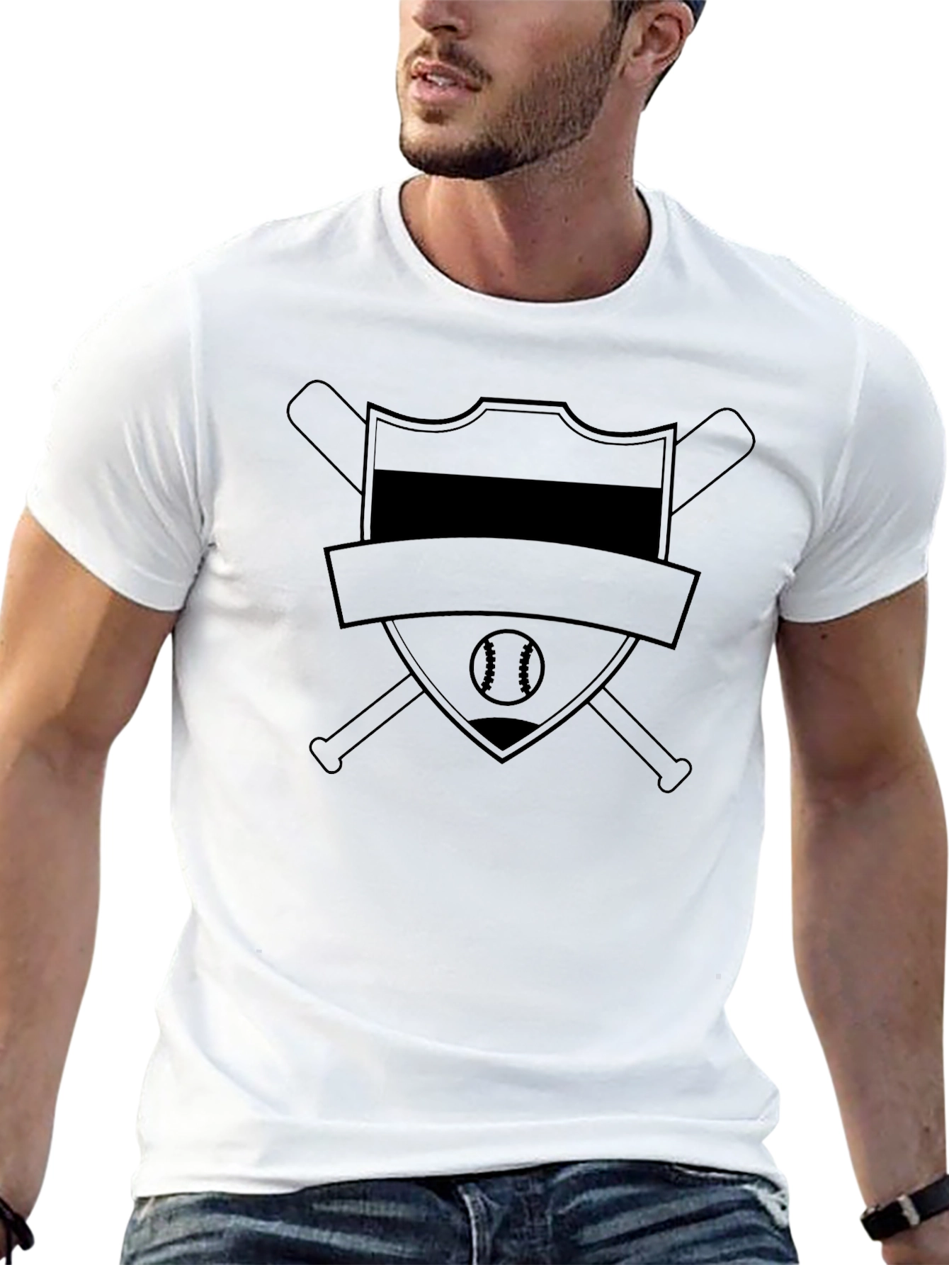 Baseball Shield Graphic T-Shirt