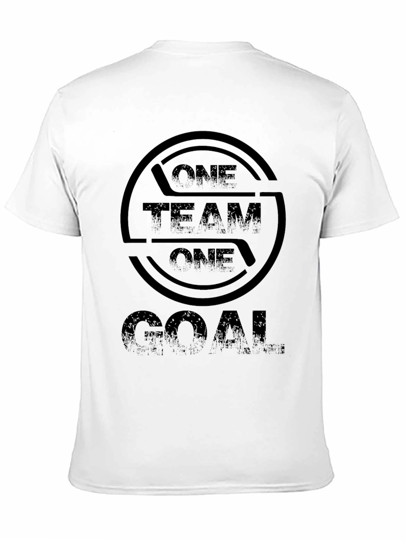 One Team One Goal Black T-Shirt