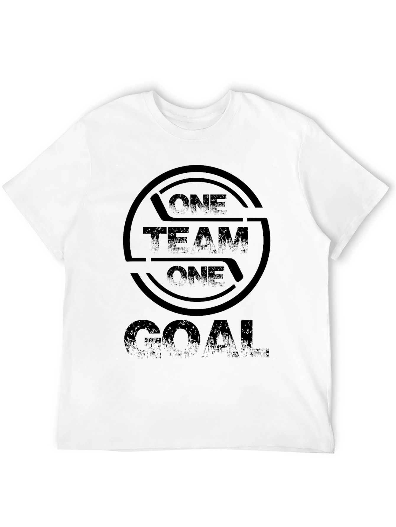 One Team One Goal Black T-Shirt