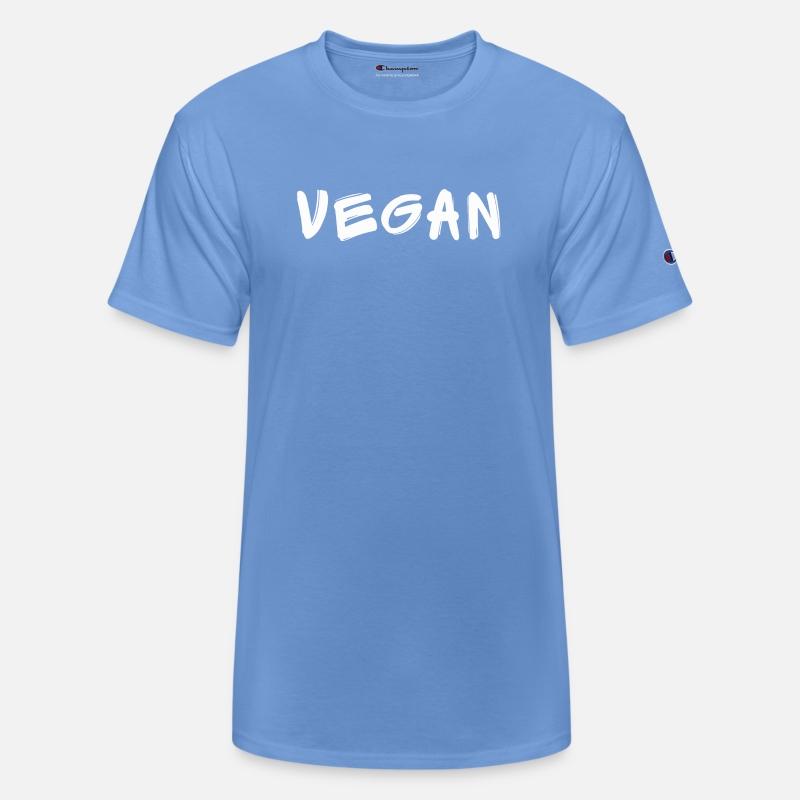 VEGAN in white brush stroke