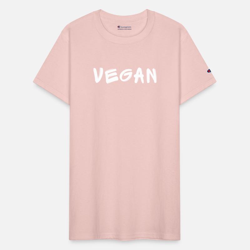 VEGAN in white brush stroke