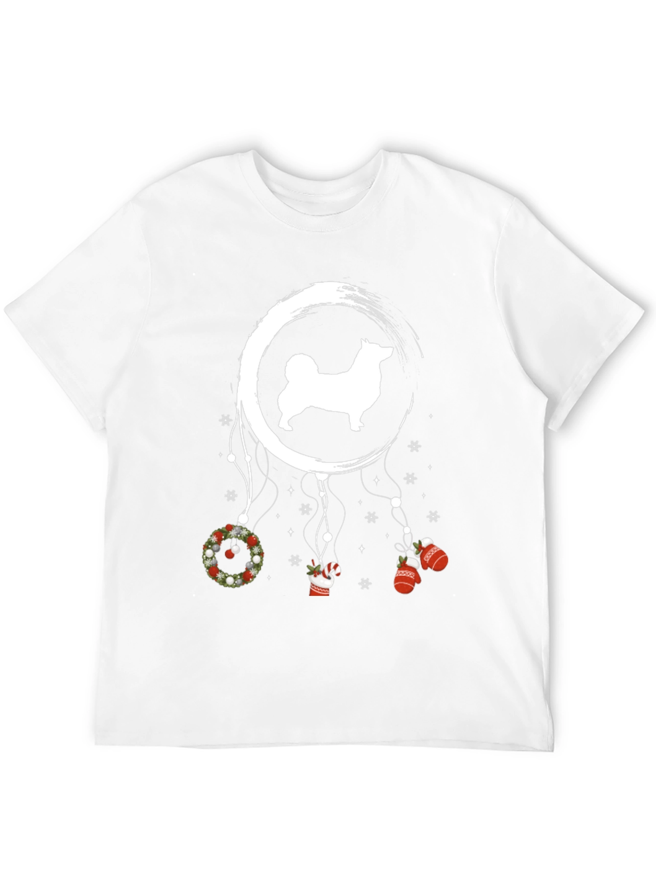 Christmas Moon Dog T-Shirt – Festive Dog Lover Holiday Tee