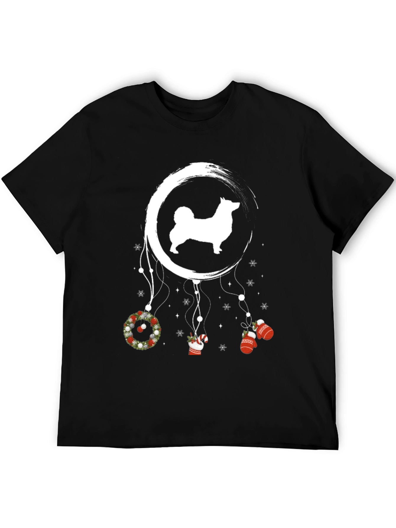 Christmas Moon Dog T-Shirt – Festive Dog Lover Holiday Tee