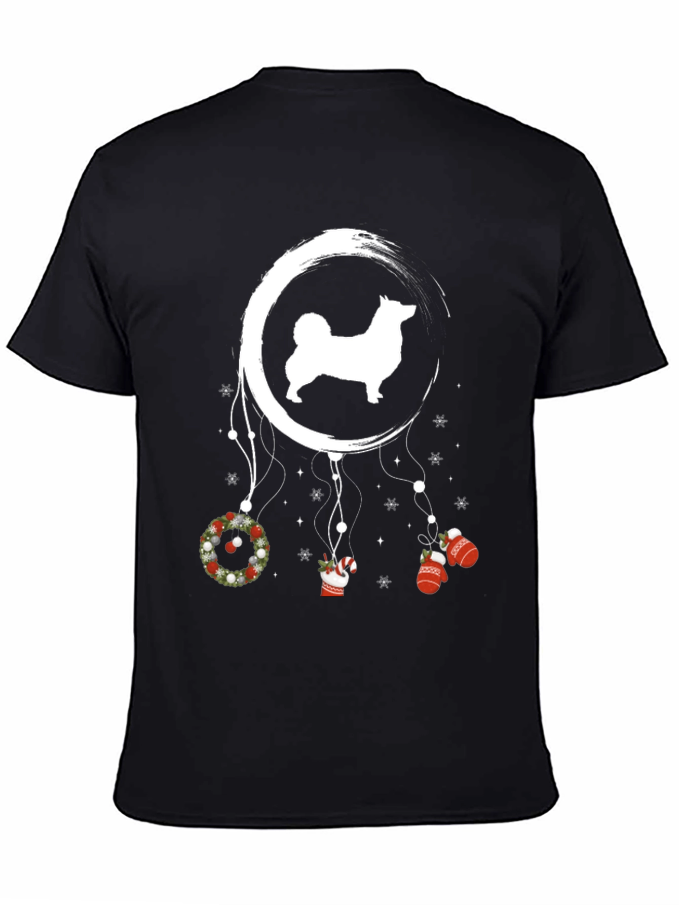 Christmas Moon Dog T-Shirt – Festive Dog Lover Holiday Tee