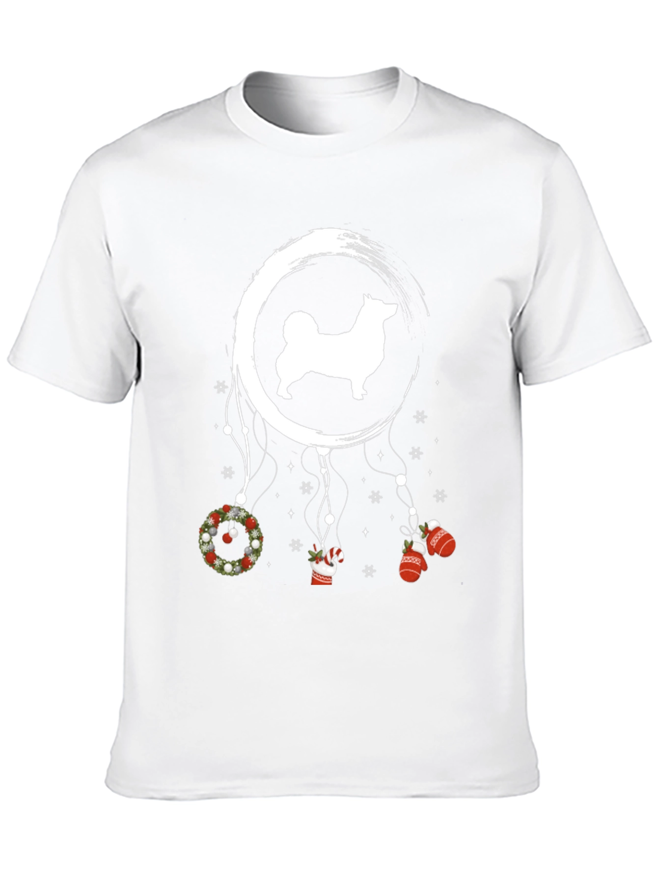 Christmas Moon Dog T-Shirt – Festive Dog Lover Holiday Tee