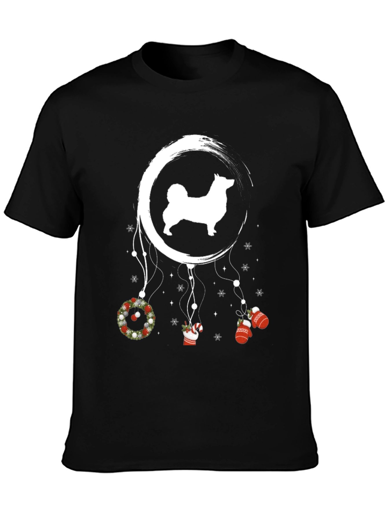 Christmas Moon Dog T-Shirt – Festive Dog Lover Holiday Tee