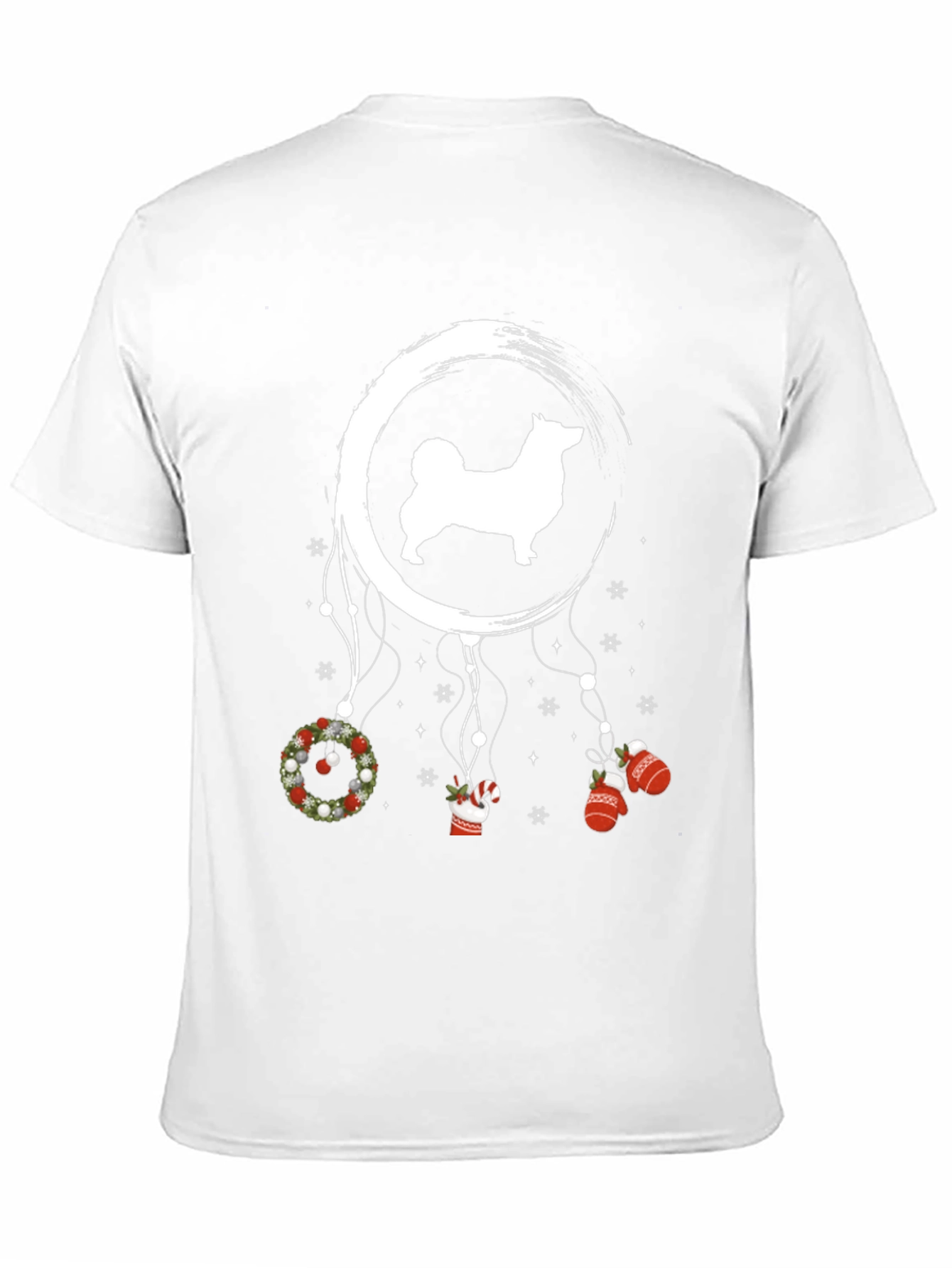 Christmas Moon Dog T-Shirt – Festive Dog Lover Holiday Tee