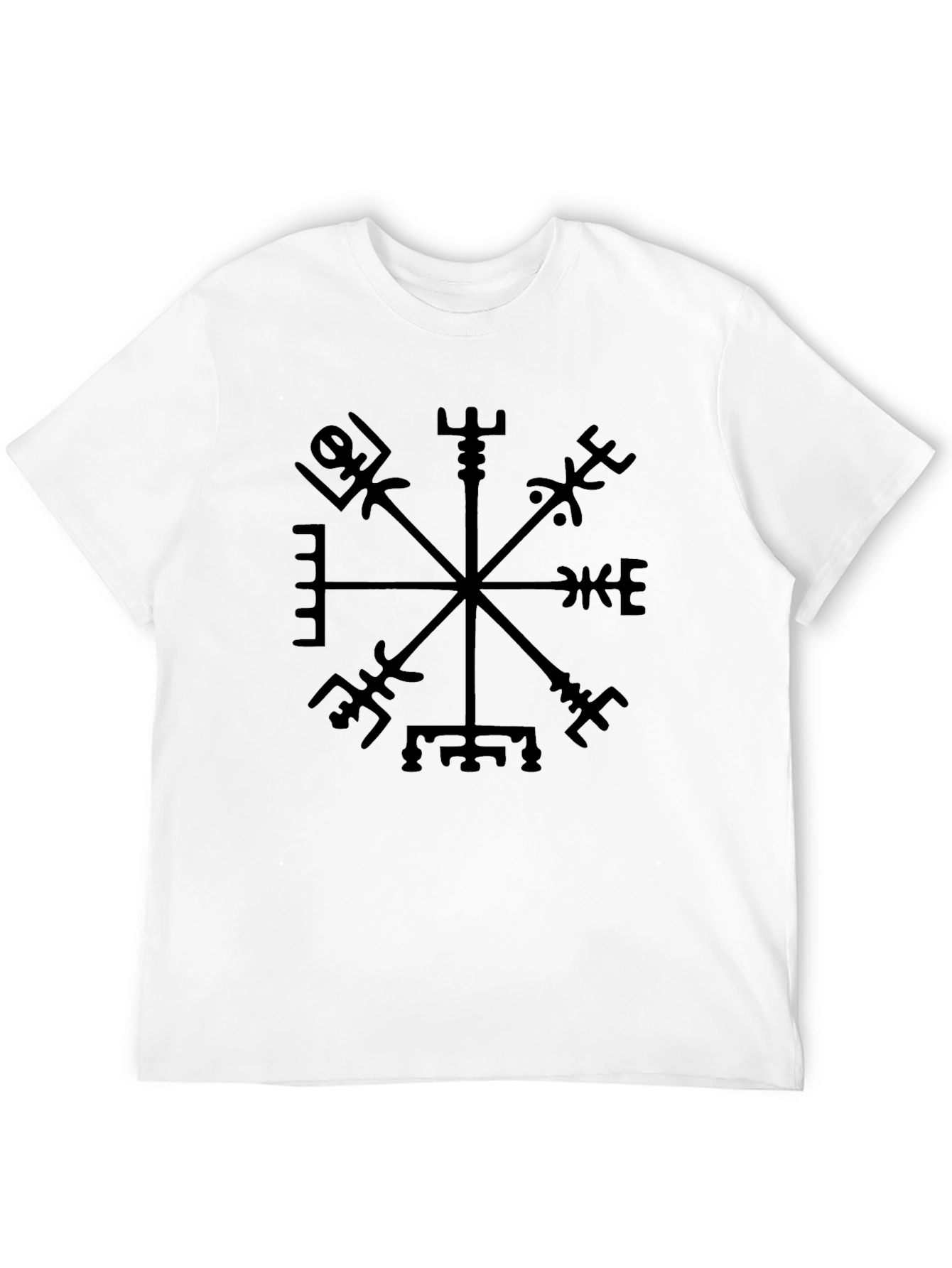 Vegvisir Compass Black T-Shirt