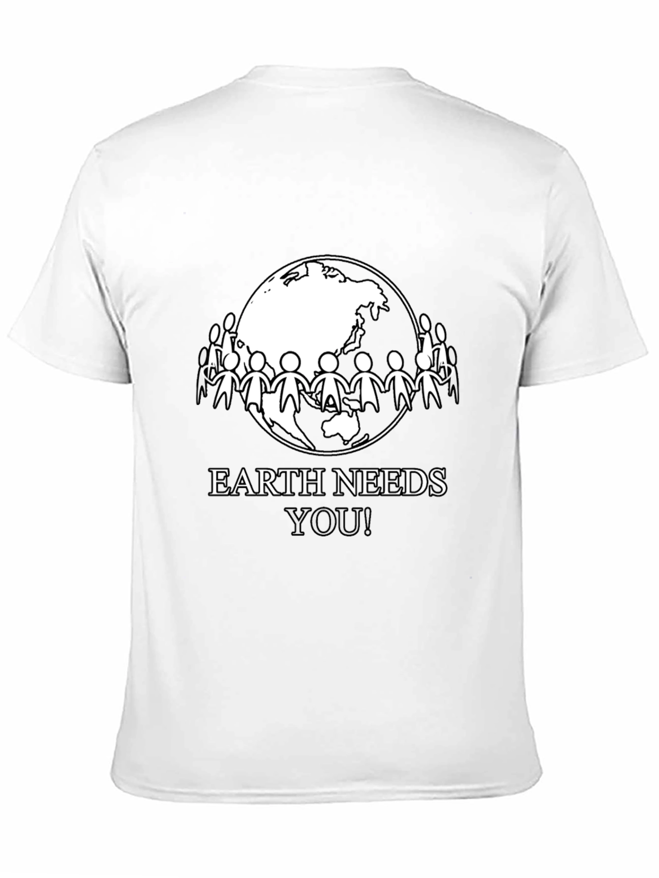 Earth Needs You! Graphic Tee - Black