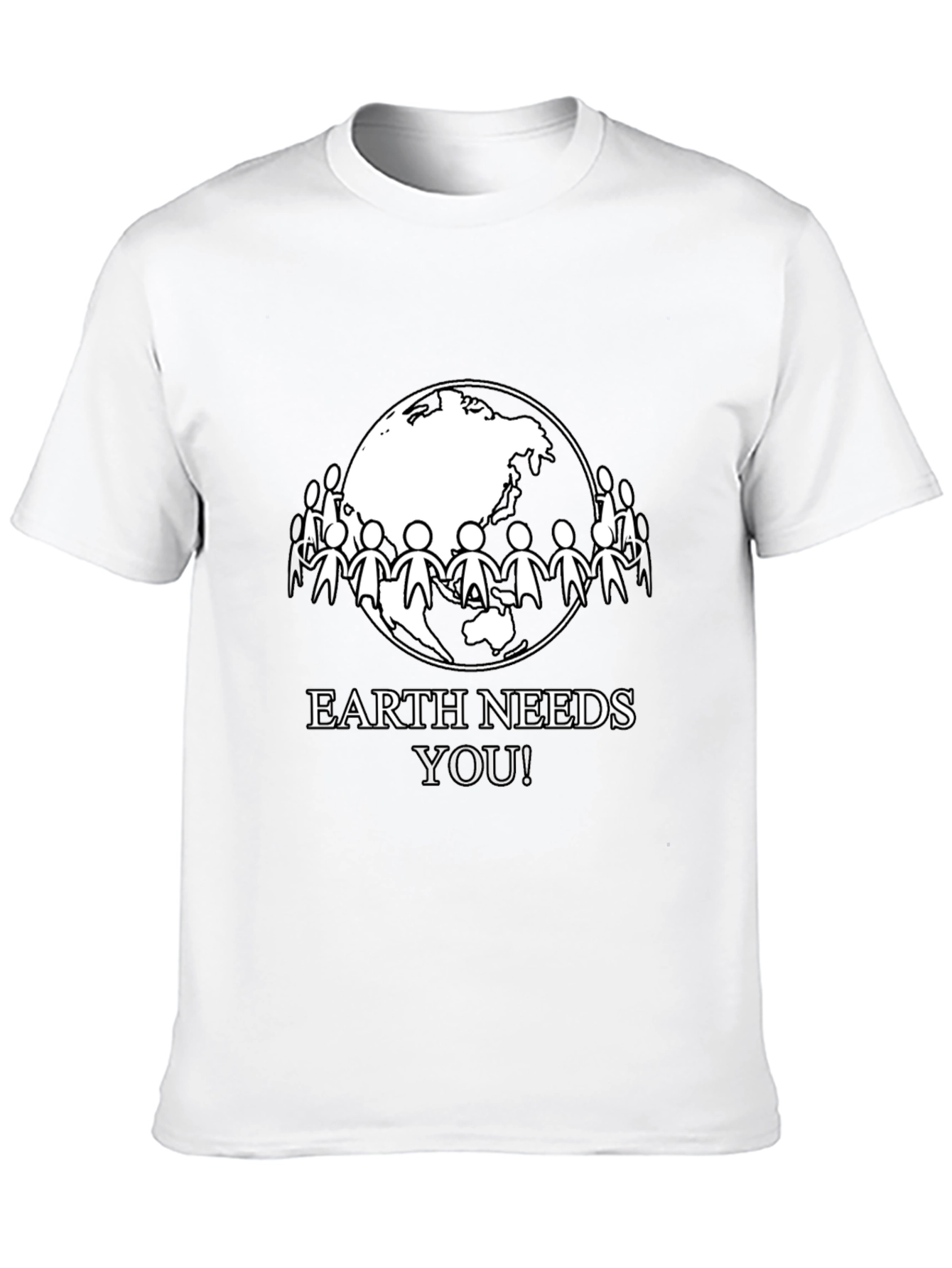 Earth Needs You! Graphic Tee - Black