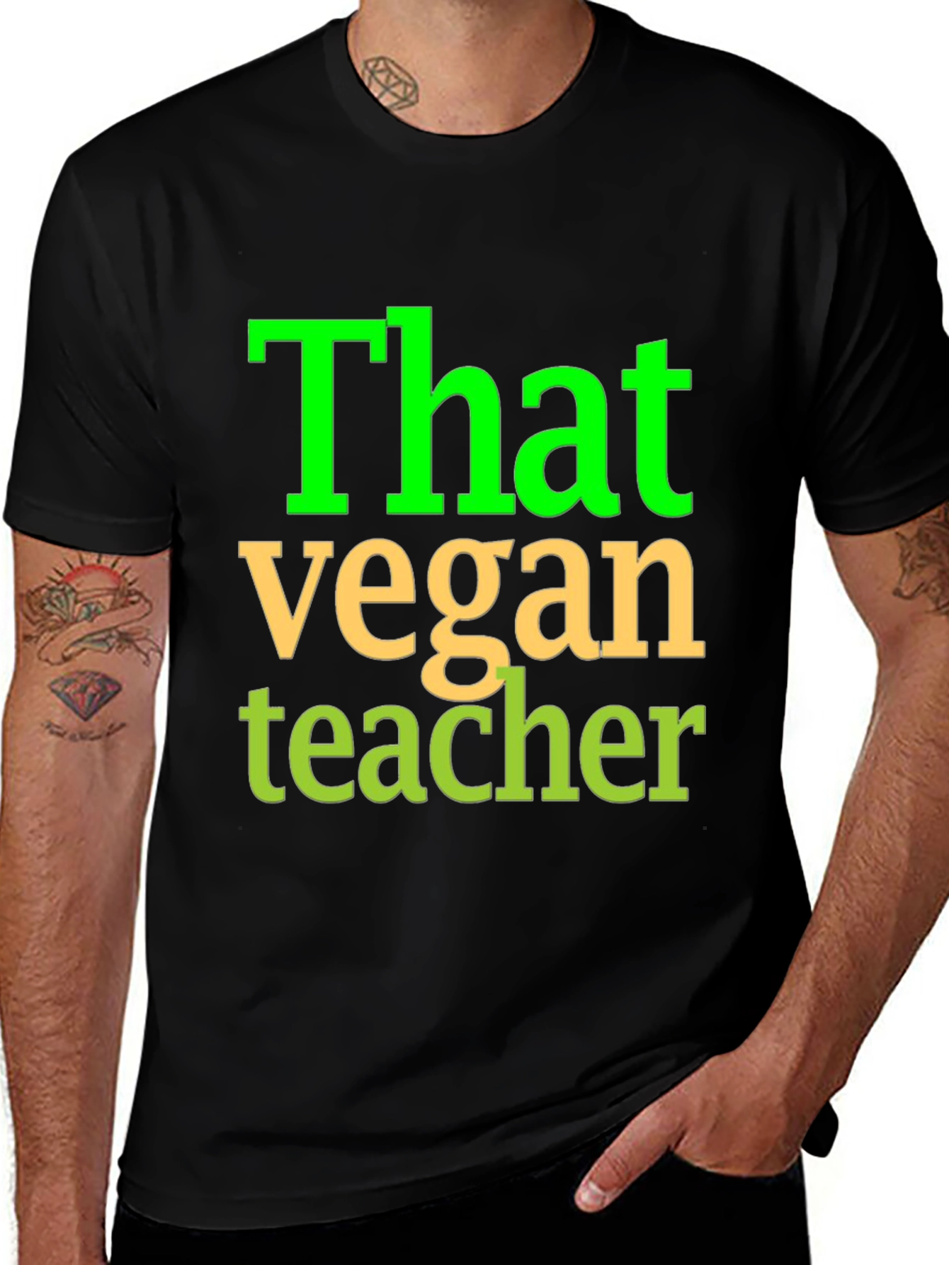 That Vegan Teacher Graphic T-Shirt