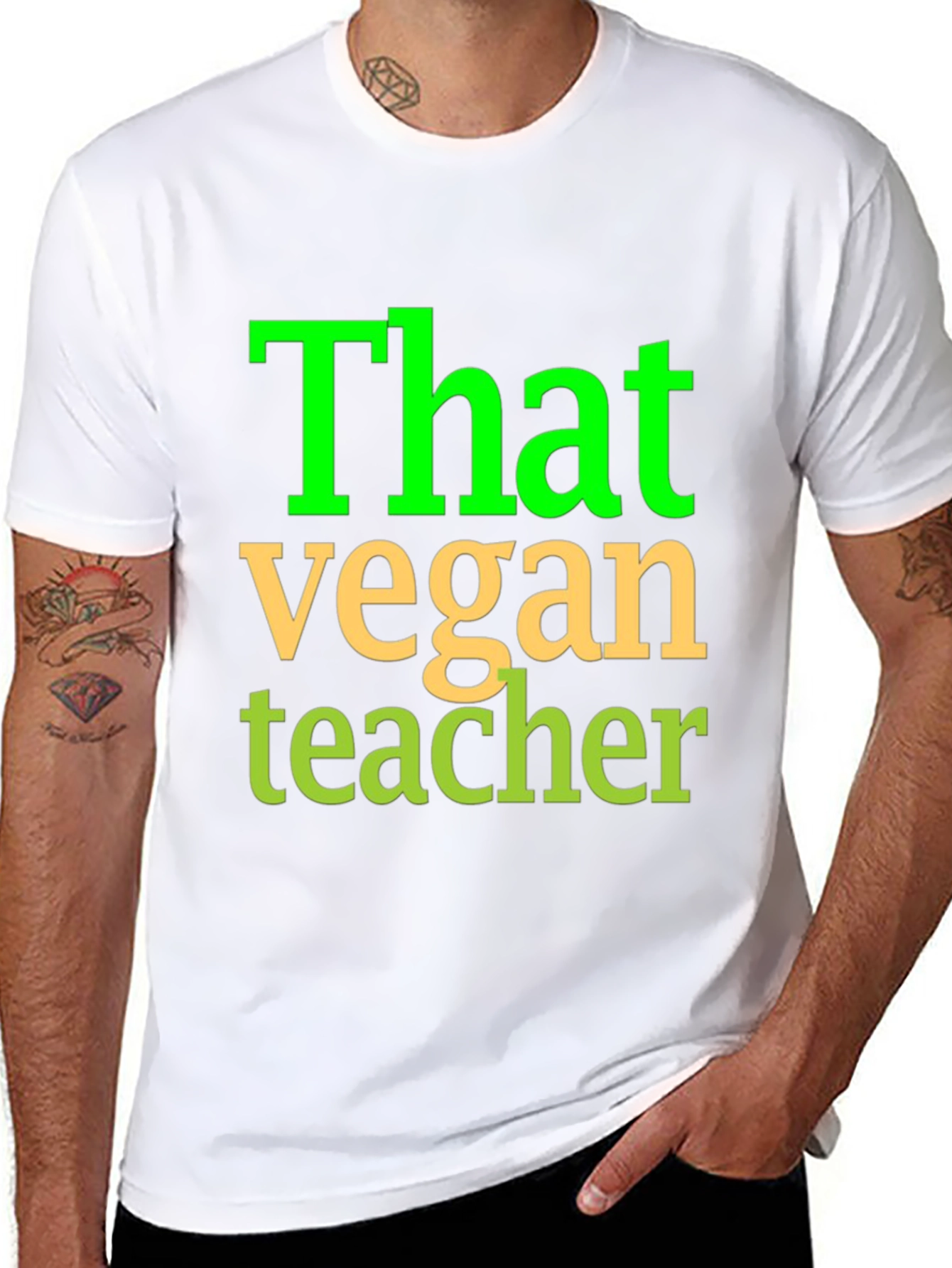 That Vegan Teacher Graphic T-Shirt