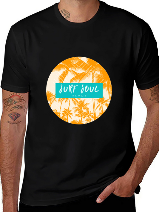 Surf Soul Hawaii T-Shirt - Black