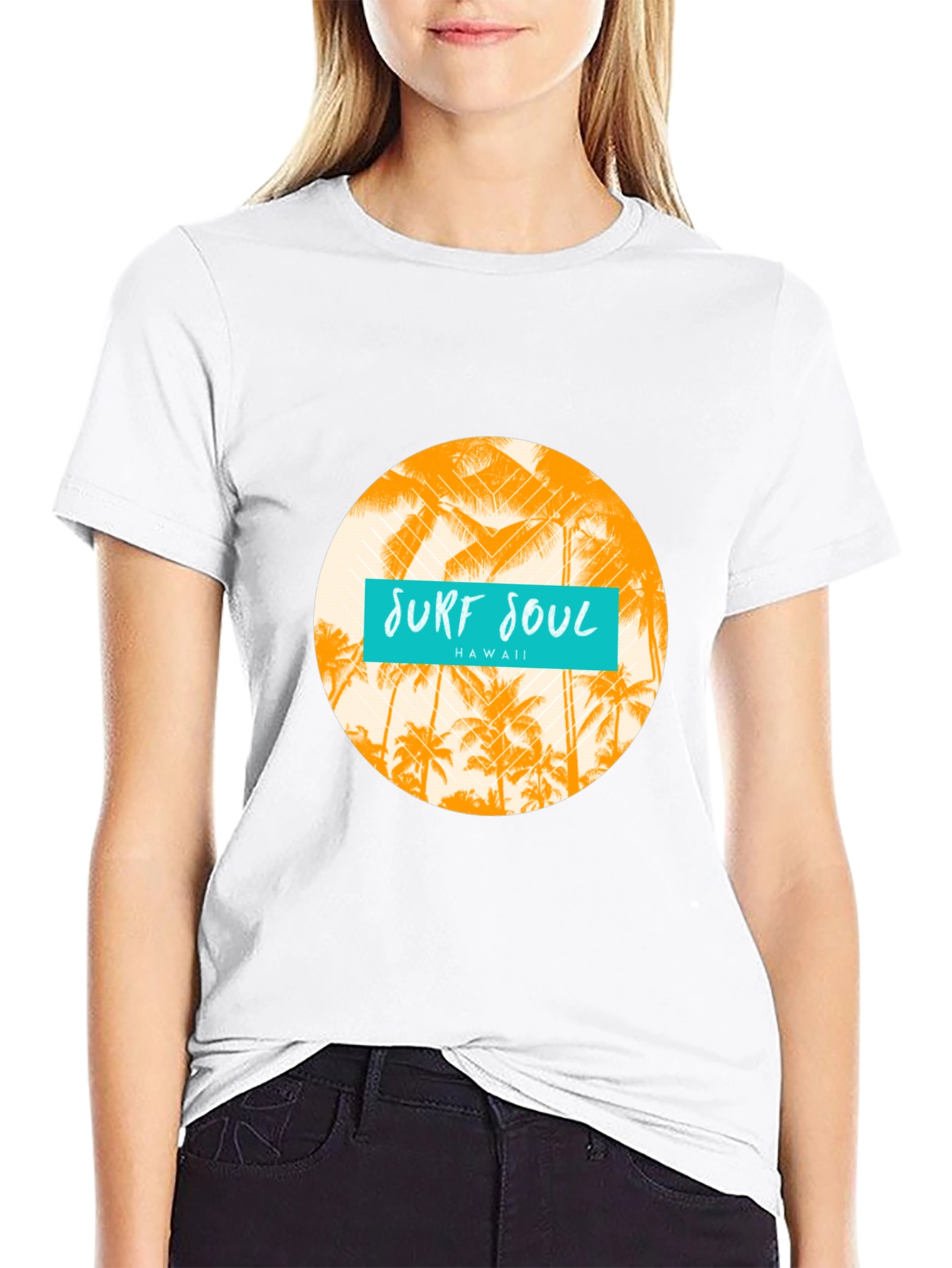 Surf Soul Hawaii T-Shirt - Black